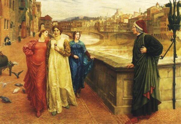 rencontre de Dante et Beatrice