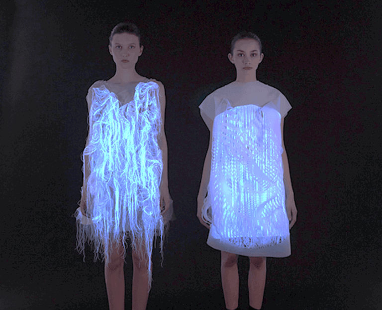 Robe textile innovante interactive